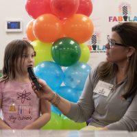 Dr. Lindsey Sides interviews Lily about what she loves about being at the Fab Lab.