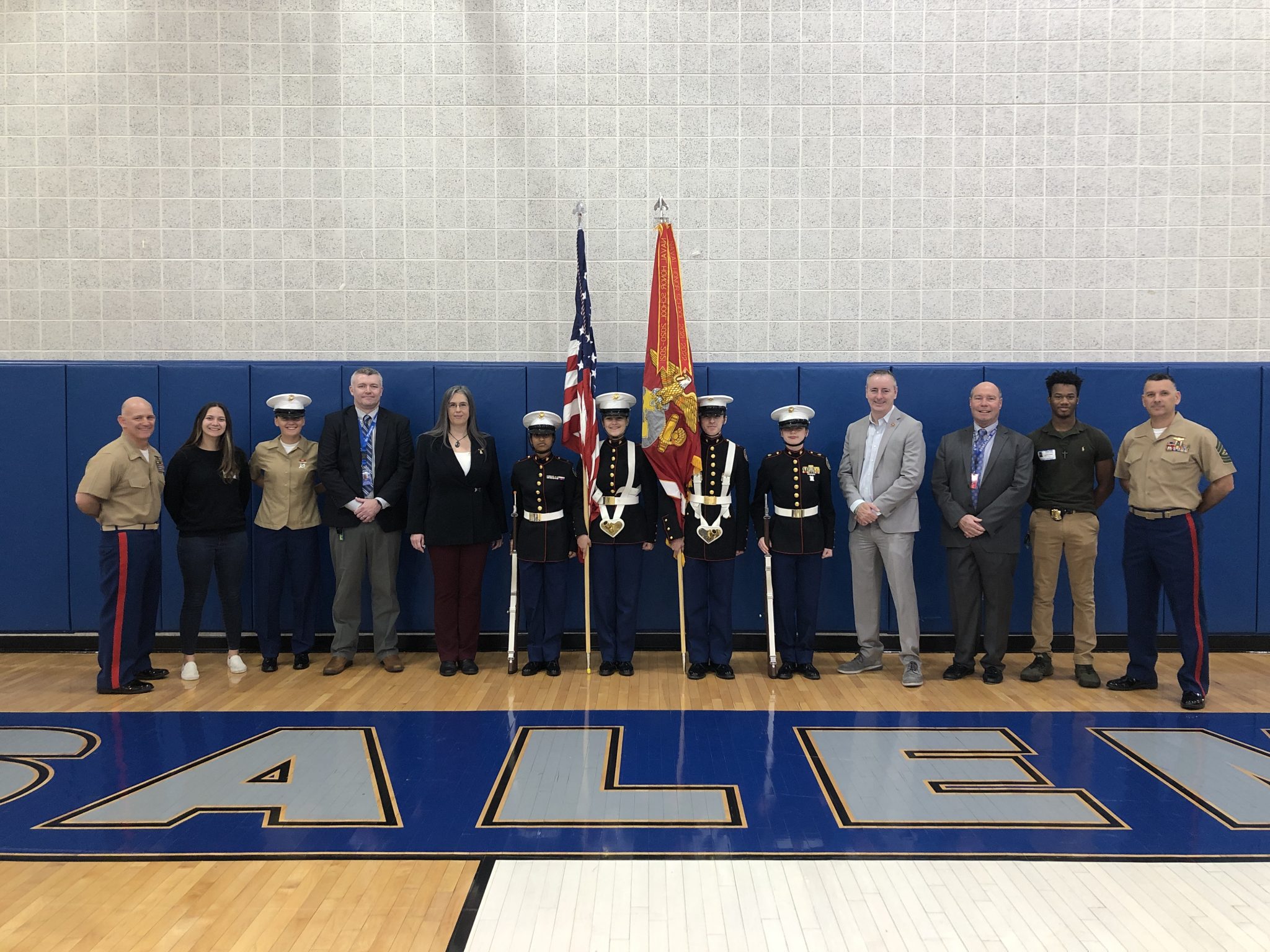 BHS Marine Corps JROTC Recognized as Naval Honor School for Second Year