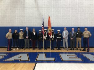 BHS ROTC Cadets with dignitaries
