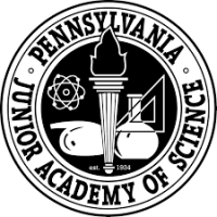 PA Junior Academy of Science Black and White Logo